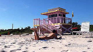 Sexdate amateurs at the public beach 2