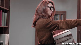 Book lovers were almost caught having sex in a public library!