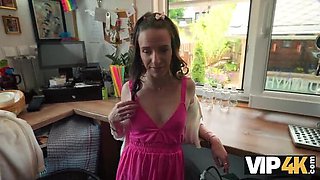 Czech teen with tiny pussy gets picked up and fucked hard by rich man in HD 1080p