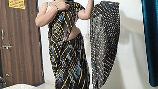 stepMom change dress wear a saari