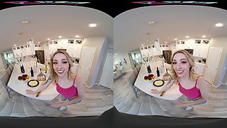 Perfect Pizza Date - Blonde Babe Hardcore VR Porn