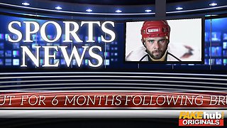 Fakehub - sexy teenage blondie working at reception of massage parlour gets horny for renowned czech hockey player and gets her adorable mushy Natural Tits and tasty bootie out to oil up his Big Cock and ride to climax starring Chrissy Fox