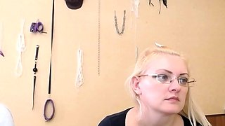 Latvian Blonde Babe Gets Facial After Getting Fucked