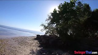 Public Beach Asian Gf Oral Intercourse And Hump