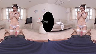 Glamour asian beauty arousing VR clip
