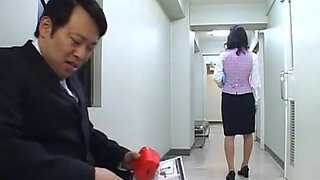 Crazy Japanese whore Hana Yoshida, Miku Tanaka, Risa Tsukino in Best Stockings, Secretary JAV movie