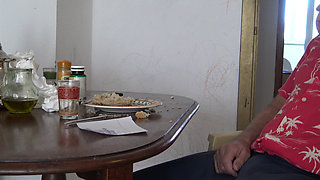 Kurdish Stepmother Cheating on Her Stepson in Istanbul - Turkish Porn Turbanli Anal Sex