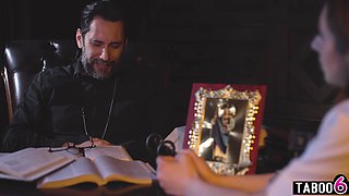 Priest fucks virgin teen in her ass