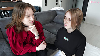 My Deepest Throat Is Overflowing with Cum and Saliva! Young Polly Young Gags From a Hard Blowjob!