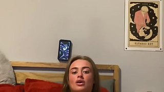 Scottish big tits goth moans loud and fucks hard her tight pussy