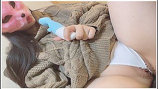 Chubby Married Womans Knit Clothes And Thong Masturbation