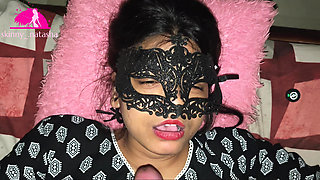 Intense Indian Blowjob POV - Cum in Mouth 4K