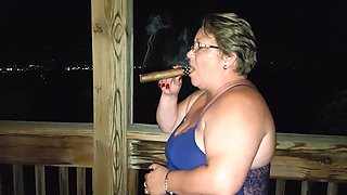 Huge Cigar Smoking