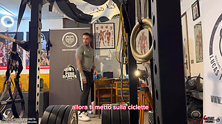 Fake Personal Trainer with Beatrice Segreti Fucking a Teen Curly Brunette After a Workout