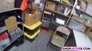 Backroom Sex Or Jail For Innnocent Teen Shoplifter
