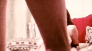 Young brunette hippie fucks with an older guy