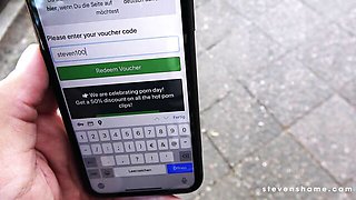 Doreen and Steven's cum on pussy video