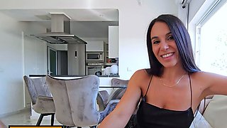 Saucy party slut Danika Mori comes home to seduce you in POV