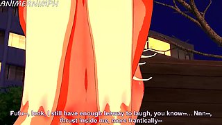 Lustful cartoon girl soul-stirring sex story