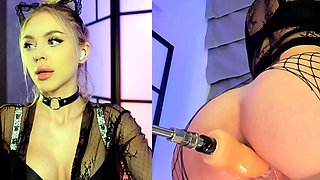 Blonde Dual Cam View by Her Fuck Machine