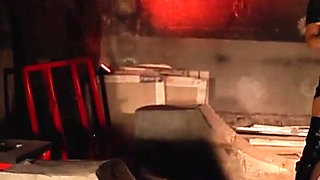 Pt1 Slave Training in a Basement & Double Domination: Sissy Fucked, Slave Whipped - Mistress Julia & Diane K