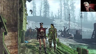 Soldier Needs Anal , Hot Redhead Swallows the Double Team