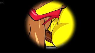 Hot Married MILF Cheats in Dirty Public Toilet - Simpsons Hentai Parody