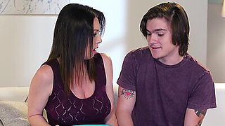 Taboo and forbidden romance between stepmom and stepson
