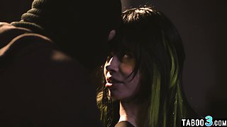 Masked intruder screwed a BBWS hispanic whore