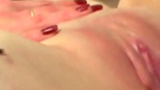 Amateur Christine Fucked by Two Studs in Interracial Threesome