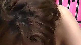 Asian Milf filmed in swinger club at bukkake party and sprayed in pussy