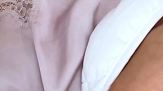 Hot blonde glamour babe solo plays to pleasure her hot body