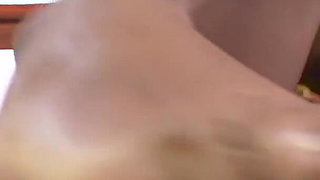 19 Yr Old First Timer Fucks Herself W a Dildo in Hairy Black Pussy Video