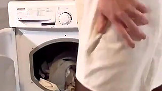 Housewife Fucked on the Washing Machine