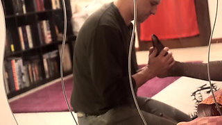 Foot massage by a slave