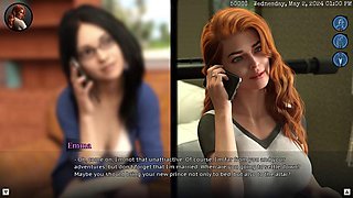 Boundaries of Morality 2 Justin got a chance and fucked Emmas thigh