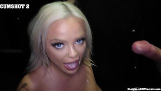 That is a RIDICULOUS amount of cum to swallow