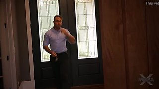 India Summer Blowjob & Creampie - Bondage MILF Takes Big Cock Hardcore