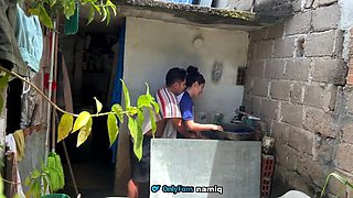 Horny Latina Stepsister Fucked Hard By Urgent Stepbrother In Taboo Village Sex