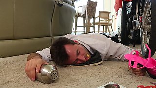 Two nurses, including hot Dana Dearmond, get wild with James Deen.