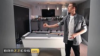 Danny D Pounds Alice Wild's Amazing Body on Pool Table - Big Tits Blowjob Cumshot
