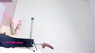 Desirable Girl and her fuck machine