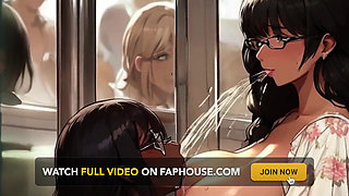Milky MILFs Breastfeed Each Other on the Bus in New Spicy Toons Hentai