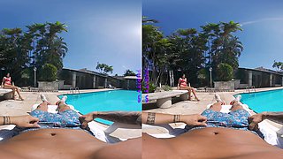 PURITYVR Curvy Latina Maria fucked poolside