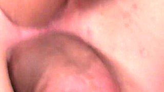 Double cumshot action in extreme threesome