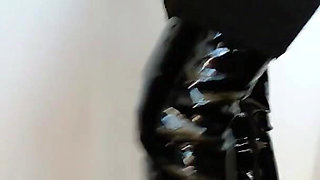 Outift Pairing - Pleaser Boots and Little Black Dress