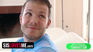 Sislovesme - Stepbro Caught His Stepsisters Miranda Miller and Judy Jolie Making Out and Joins Them