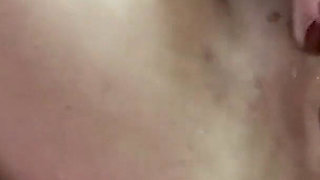 Fingerfuck of Sexy Nylon Blonde