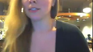 Flashing cafe: Big Tits, Amateur  Public Nudity Porn