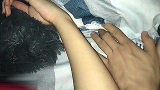 I fuck my horny stepsister cum-on her delicious buttocks